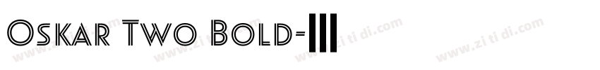 Oskar Two Bold字体转换 Oskar Two Bold字体转换